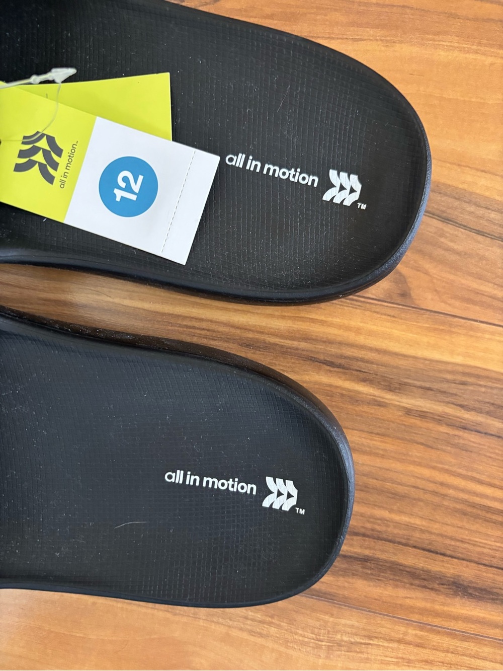 all in motion Black Slip-On Slide Sandals - Picture 4 of 6